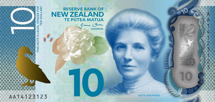 New-Zealand-10-Note-Featuring-Kate-Sheppard